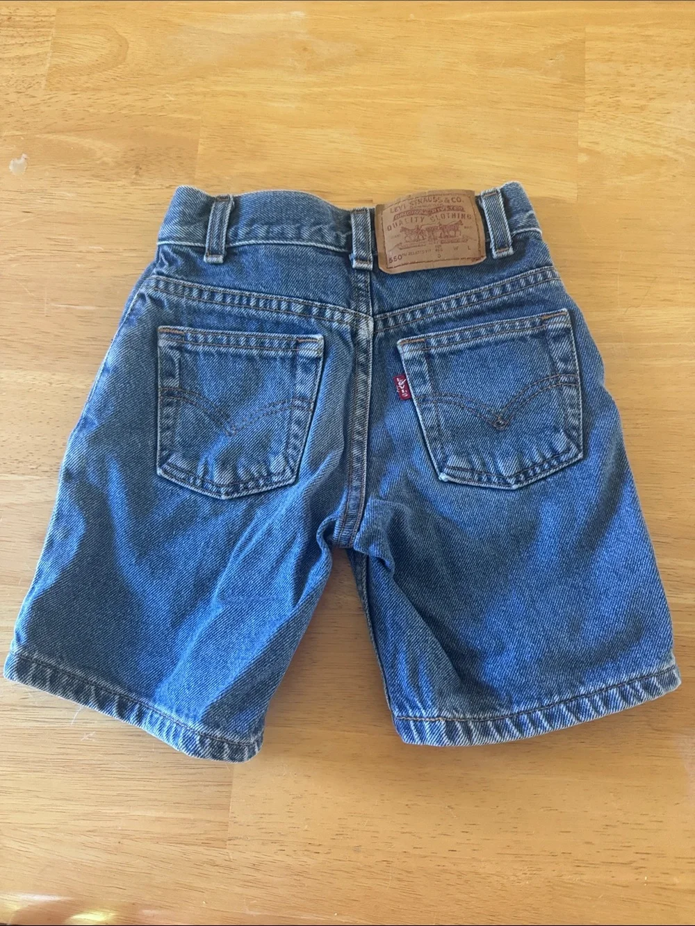 Vintage Levi's Blue Denim kid Shorts